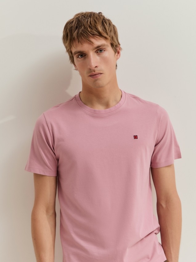 T-shirt em algodão