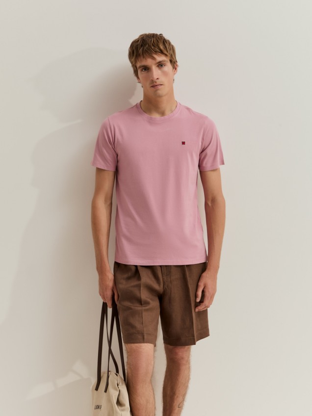 T-shirt em algodão