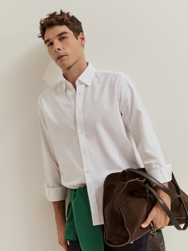 Camisa oxford regular fit