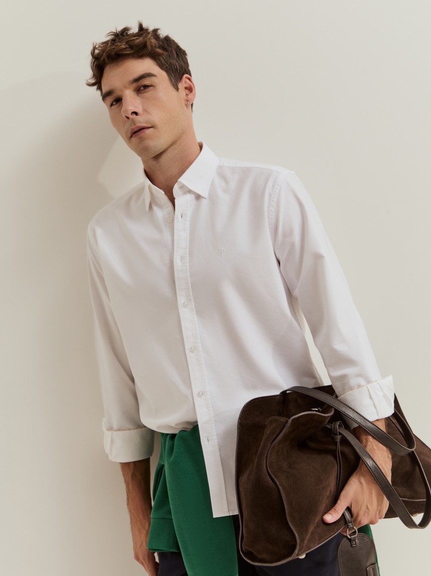 Camisa oxford regular fit