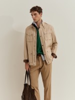 Cotton safari jacket