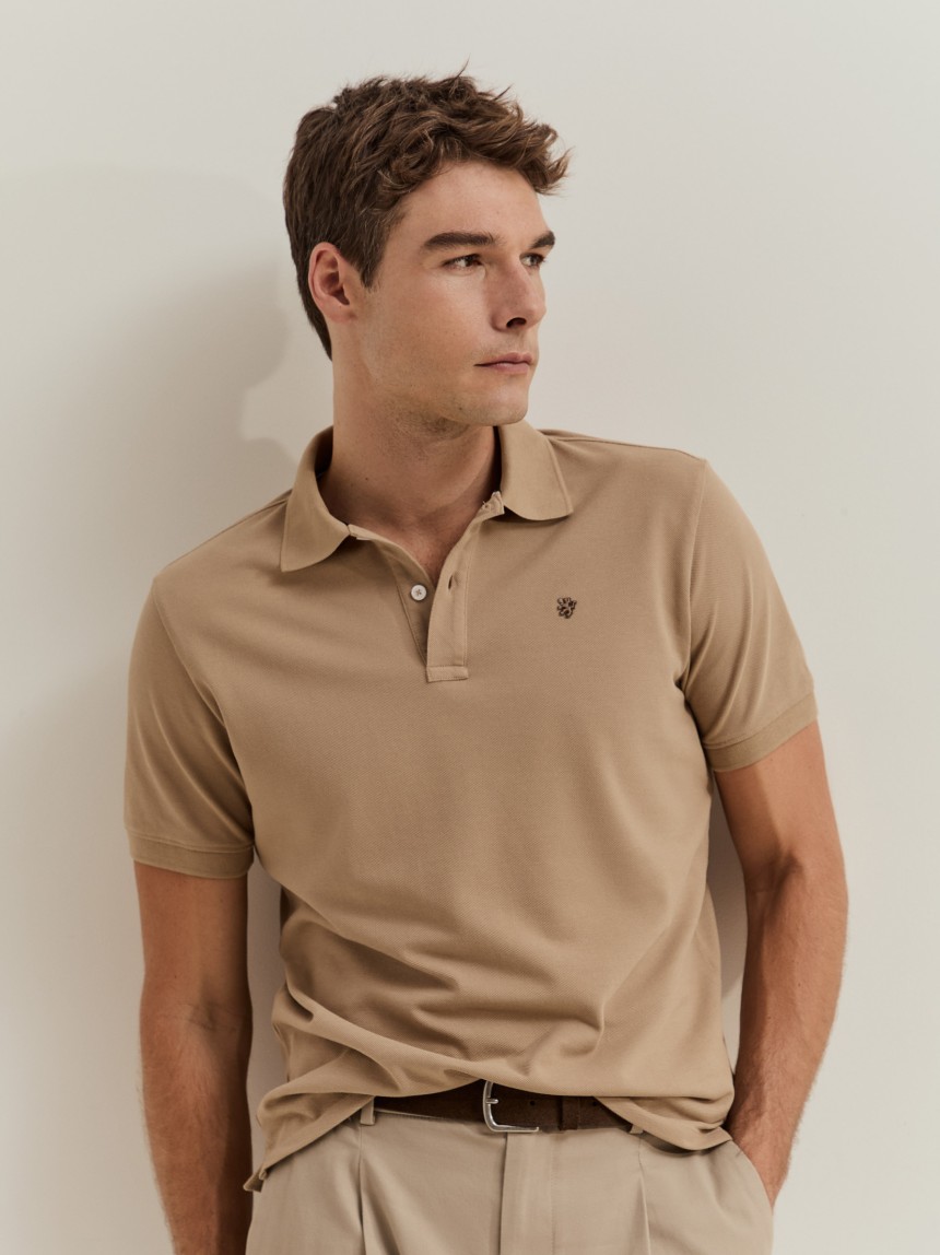 Polo piqu� de algod�o