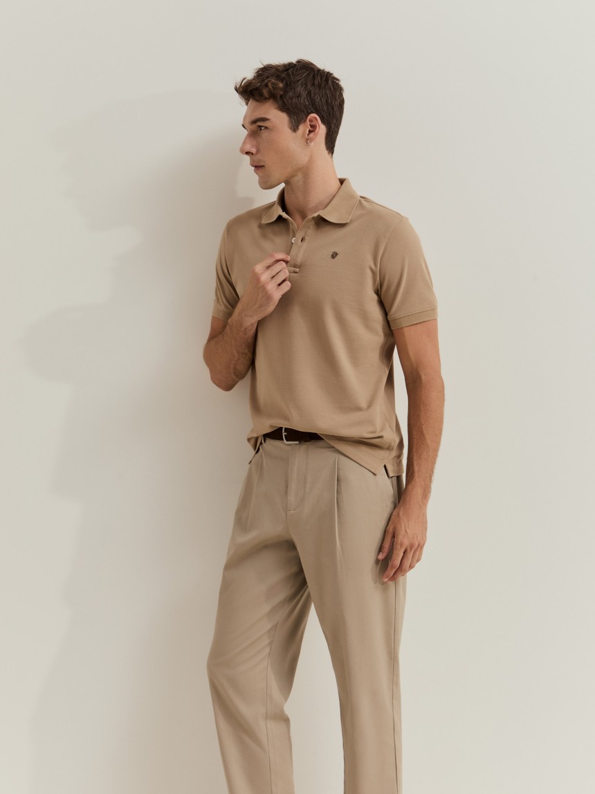 Polo piqu� de algod�o
