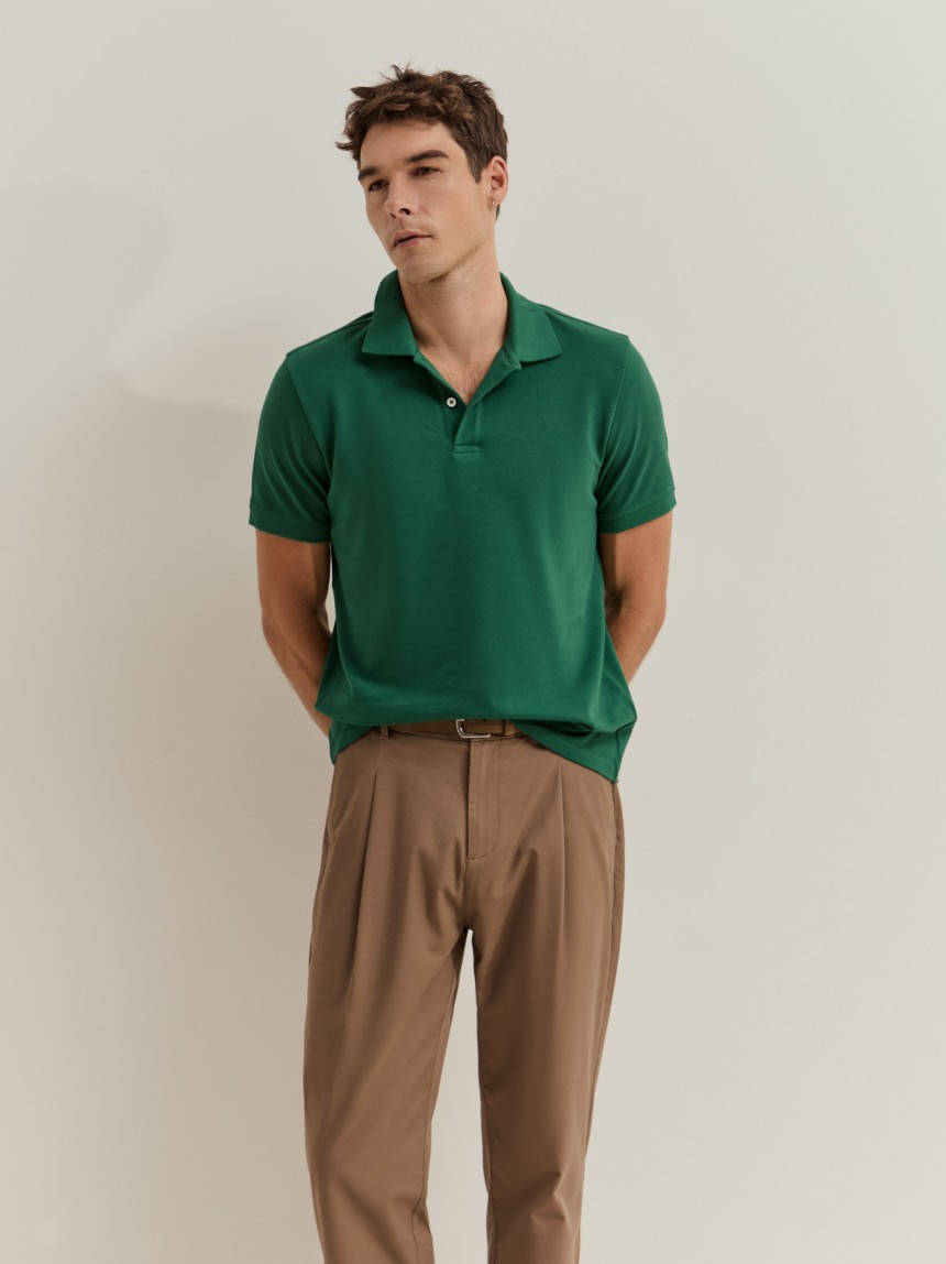 Polo piqu� de algod�o