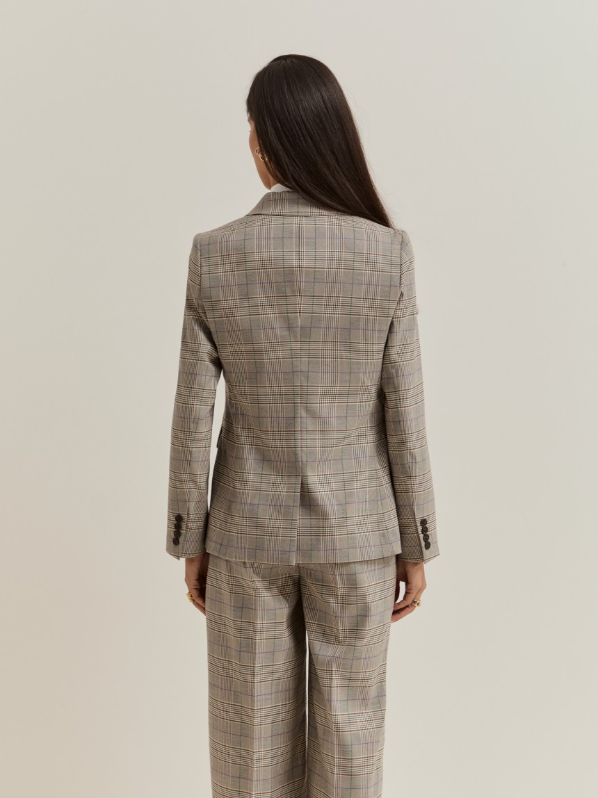 Blazer com padr�o xadrez