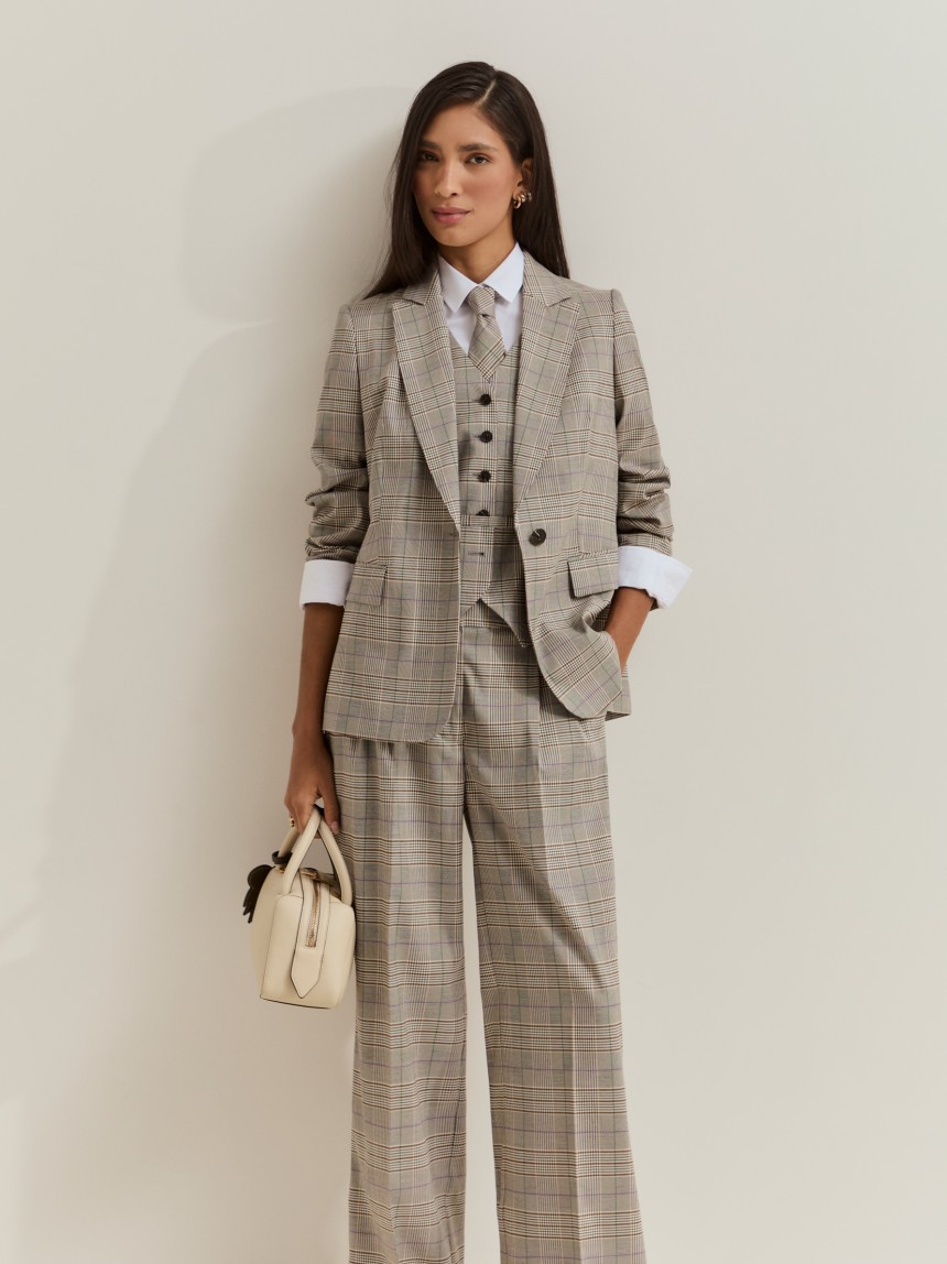 Blazer com padr�o xadrez