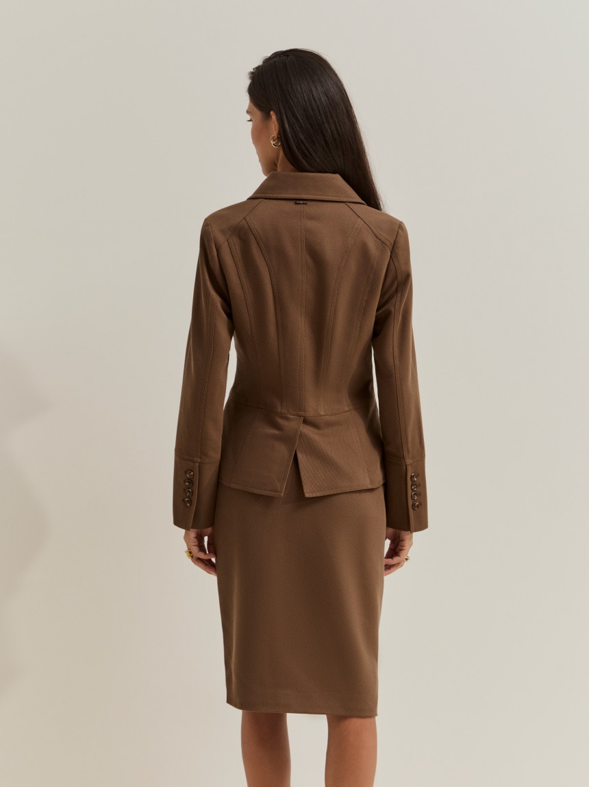 Structured safari jacket