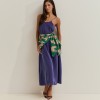 Vestido de al�as em cupro
