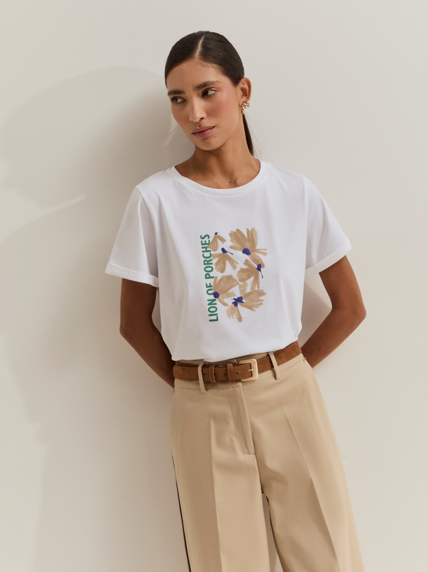 T-shirt com estampado