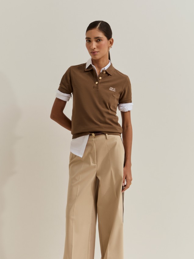 Polo de piqu� de algod�n