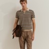 Polo de algod�o �s riscas