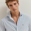 Slim-fit checked shirt