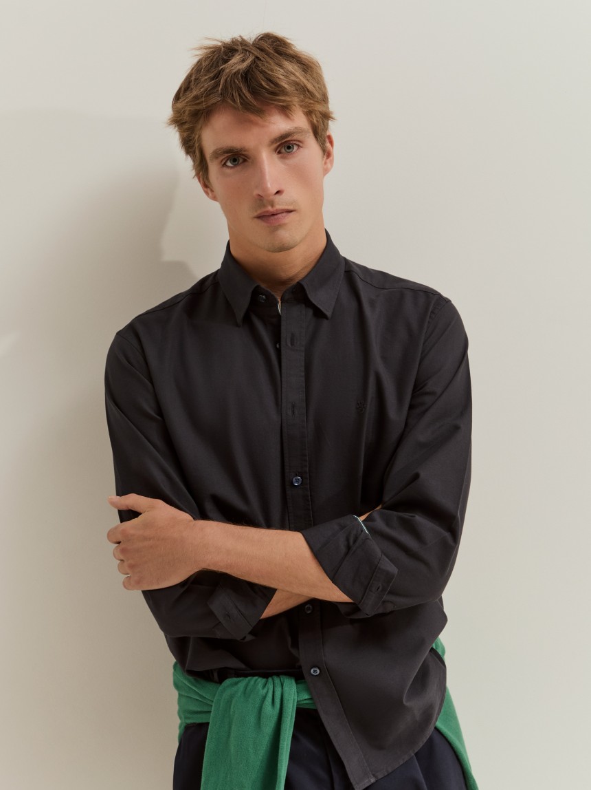 Camisa oxford regular fit