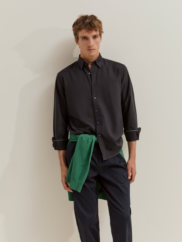 Camisa oxford regular fit
