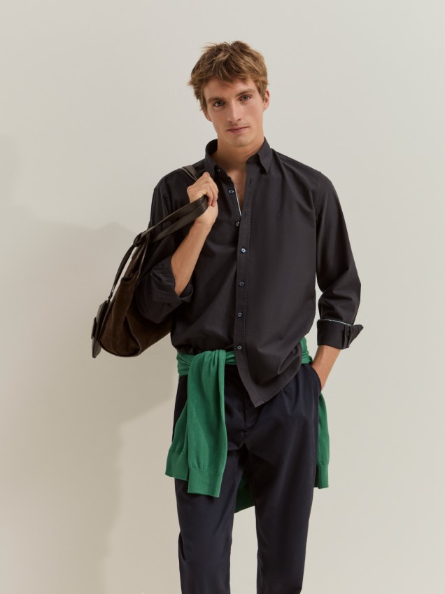 Camisa oxford regular fit