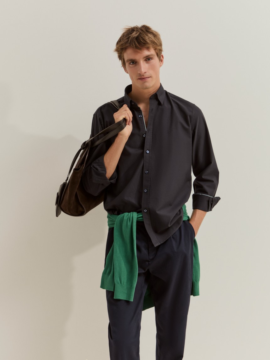 Camisa oxford regular fit