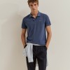 Polo piqu� garment dye