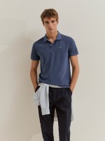 Polo piqu� garment dye