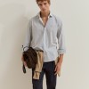 Regular-fit striped shirt