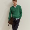 Pullover em algod�o e caxemira