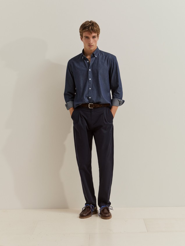Calças chino regular fit