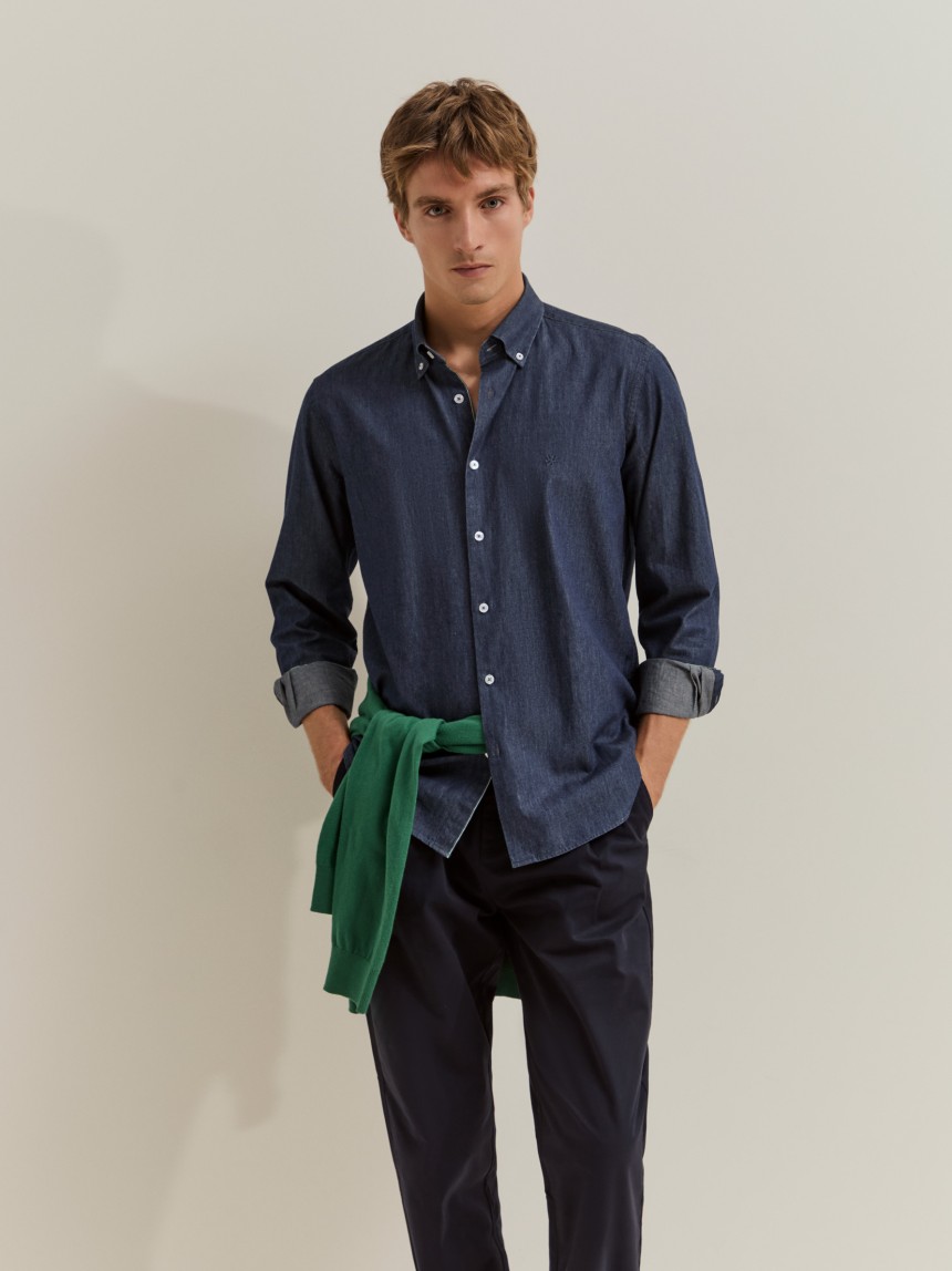 Camisa vaquera de corte regular