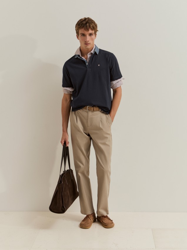 Calças chino regular fit