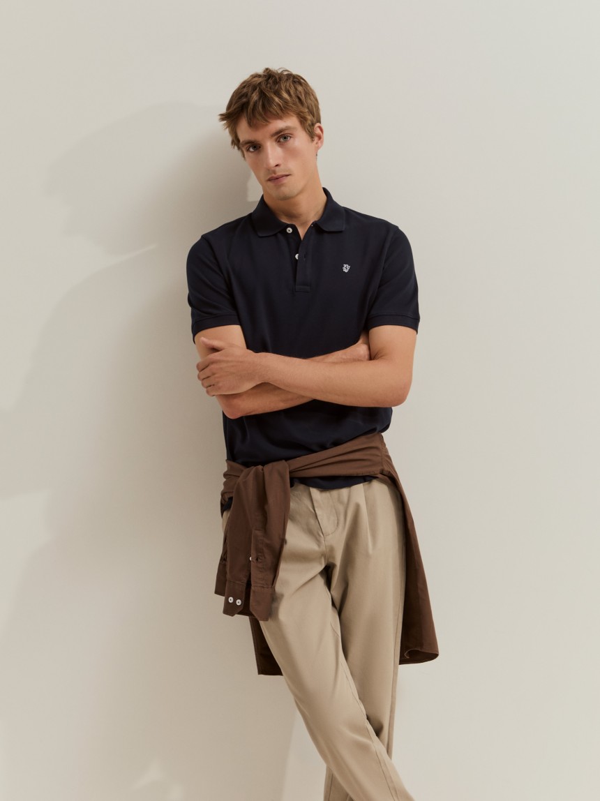 Polo piqu� de algod�o