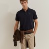 Cotton piqu� polo shirt