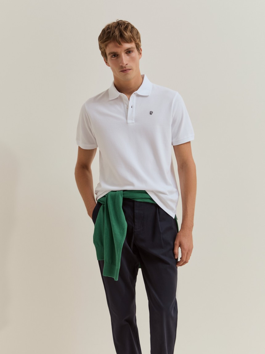 Polo piqu� de algod�o