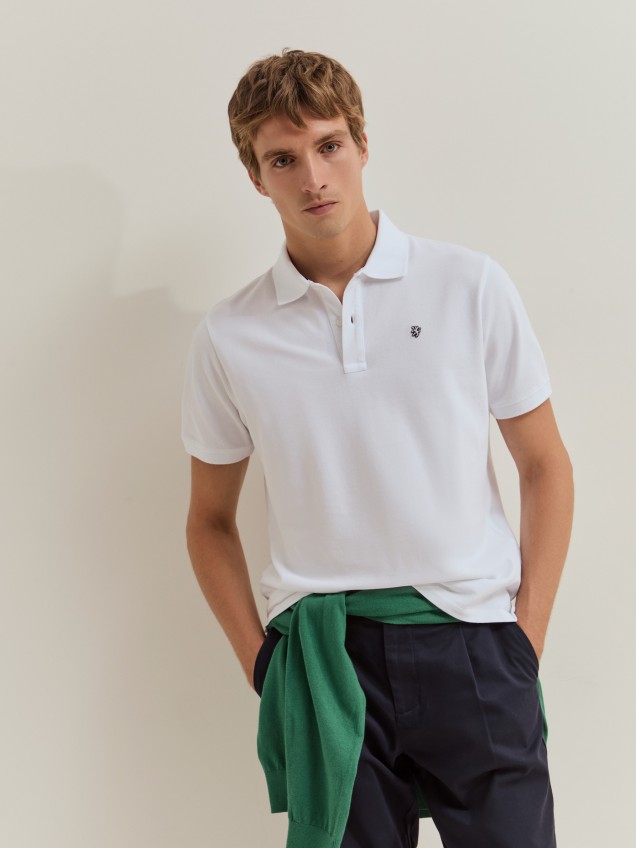 Polo piqu� de algod�o