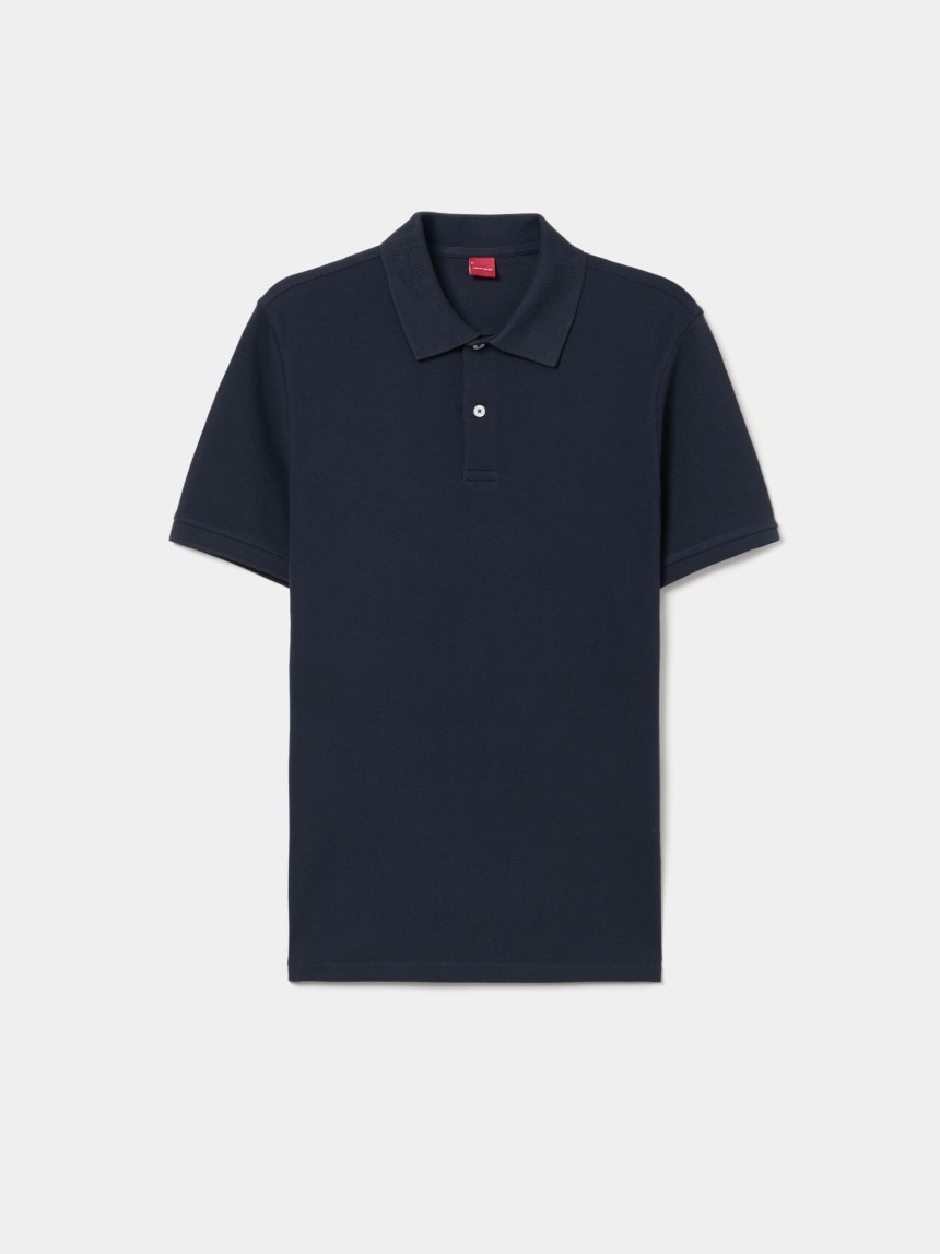 Cotton piqu� polo shirt