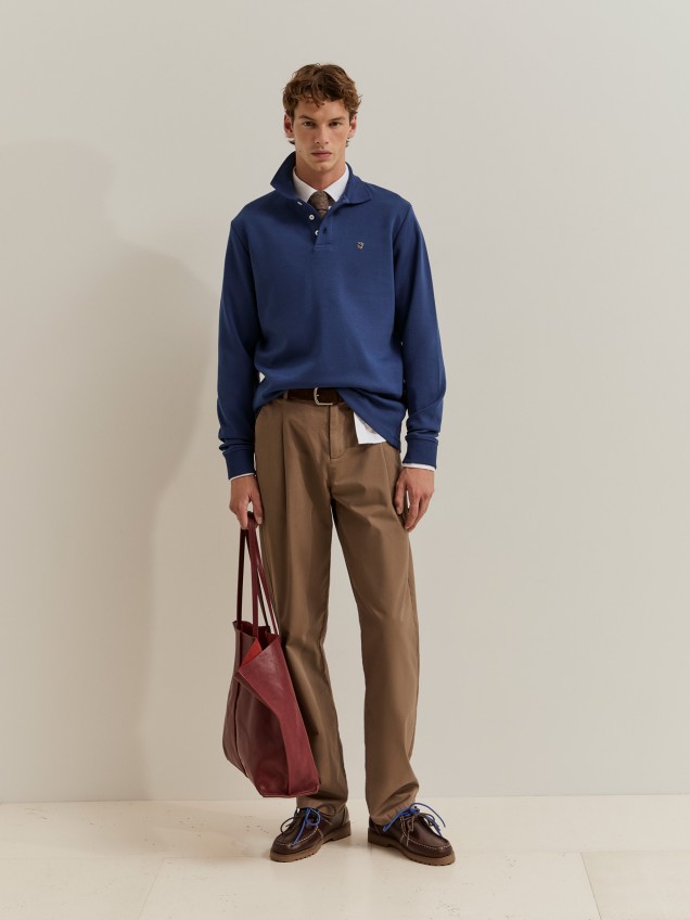 Long-sleeved polo shirt - Image product