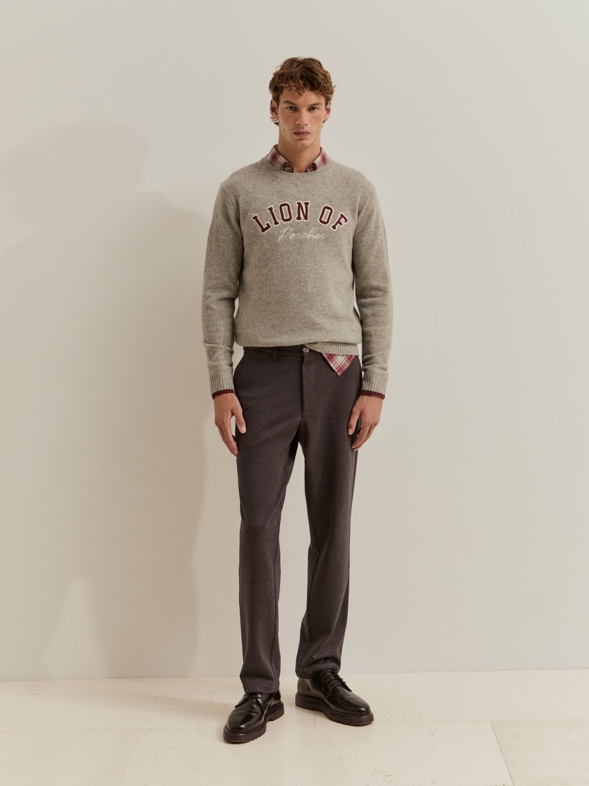 Regular-fit chino trousers