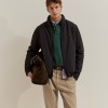 Coat with hidden hood