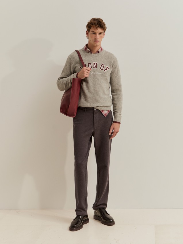 Regular-fit chino trousers