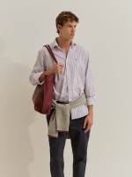 Camisa regular fit �s riscas
