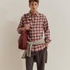 Camisa a cuadros de corte ajustado