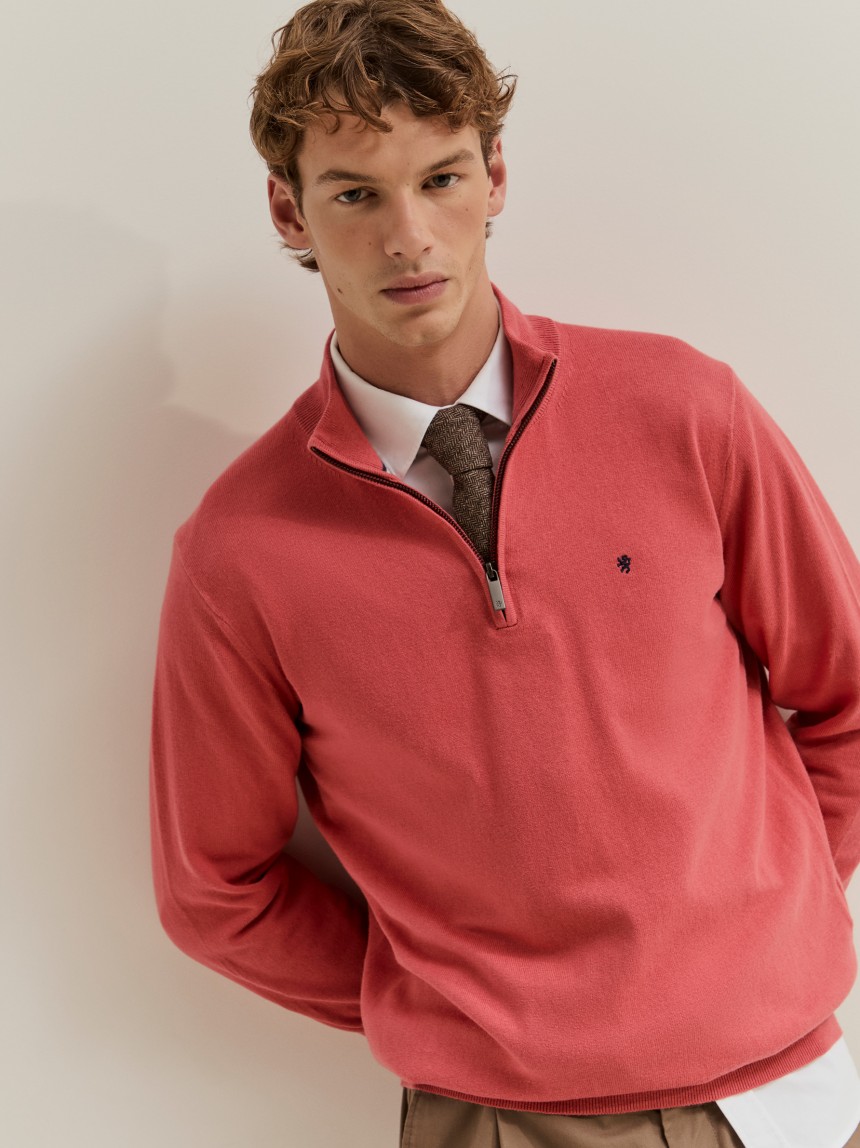 Cotton and cashmere jumper