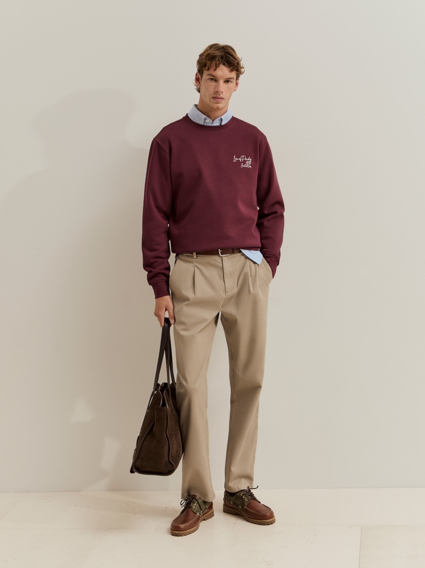Sweater com bordado