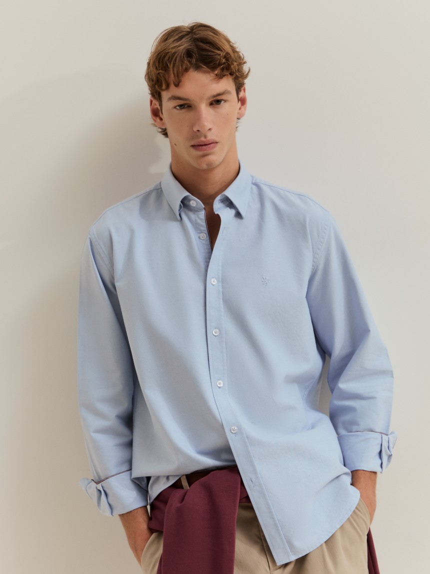 Camisa oxford regular fit