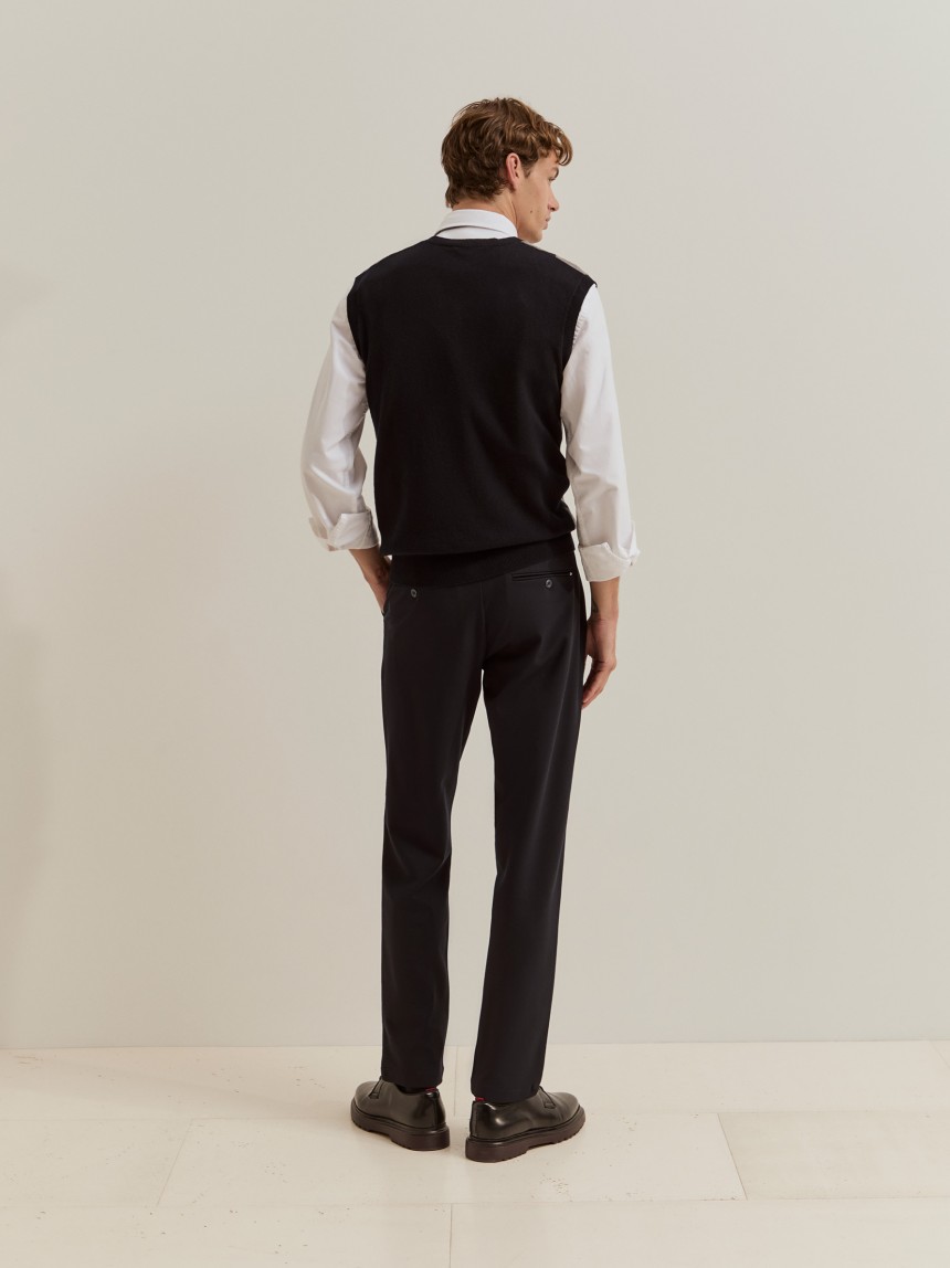 Creased chino pants