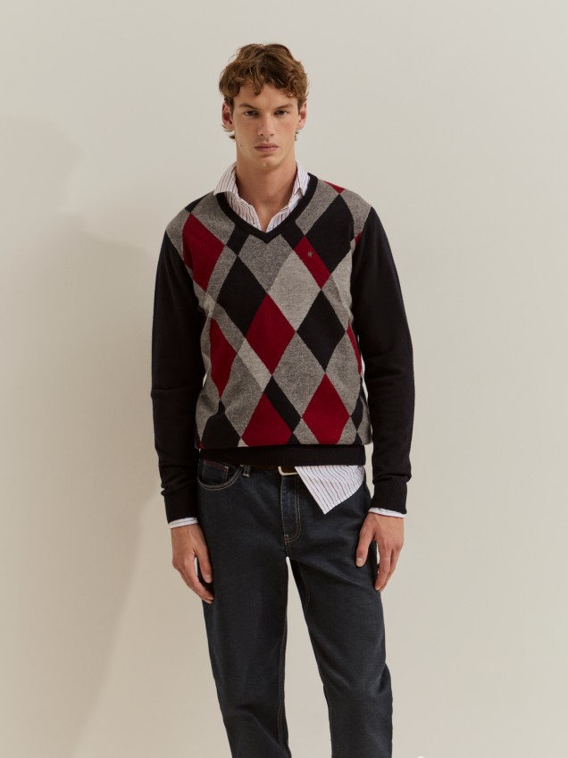Jersey de rombos de lana - Image product