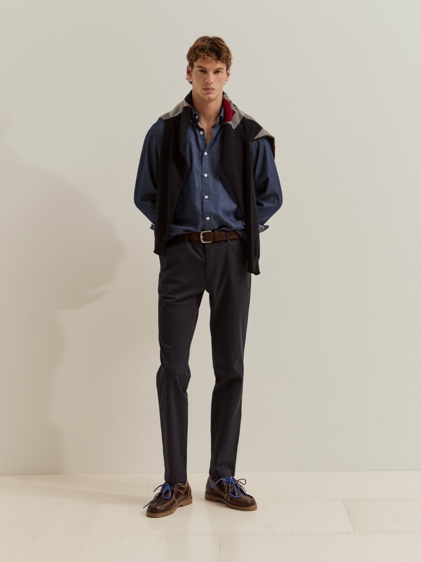 Slim-fit chinos