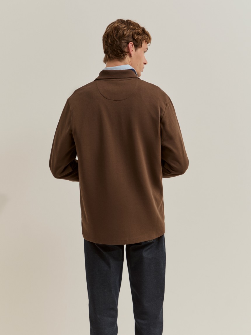 Polo de manga comprida