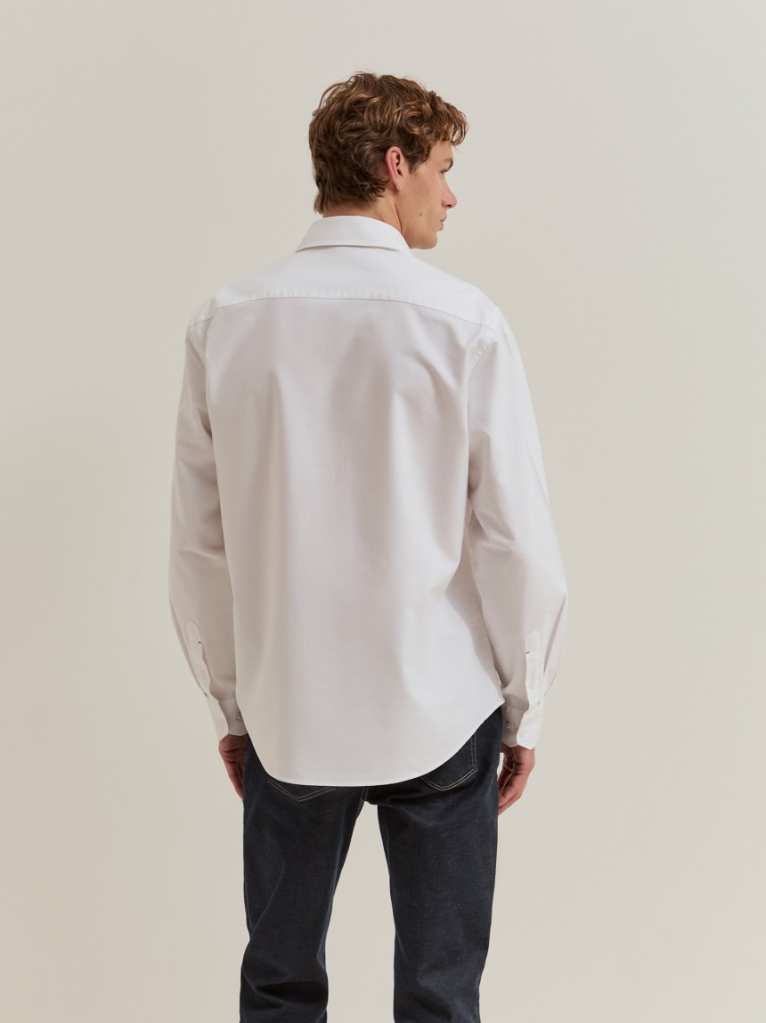 Camisa de algod�n de corte regular