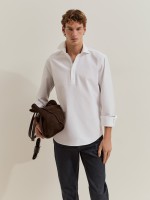 Camisa de algod�n de corte regular