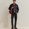 Denim jacket with buttons