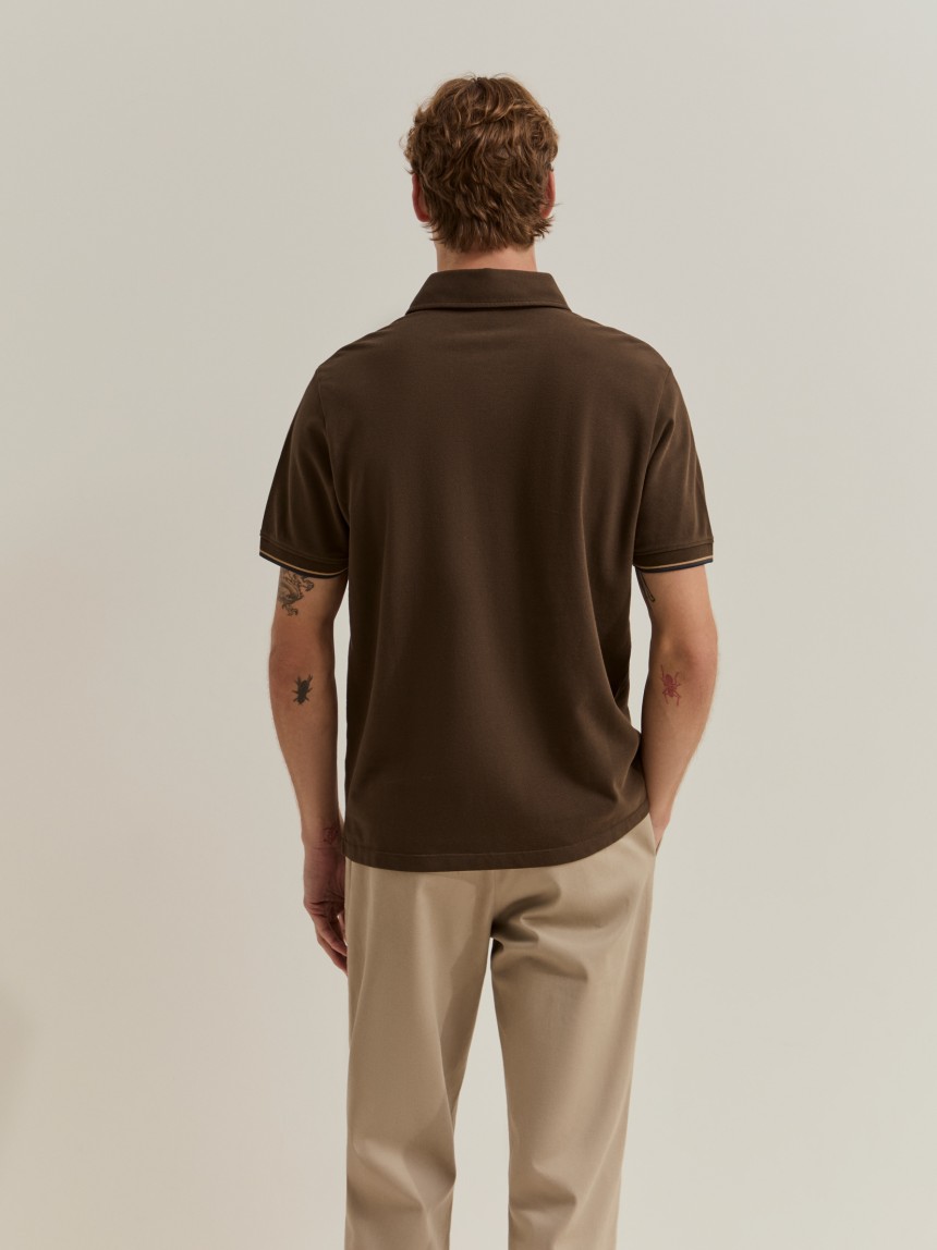 Polo piqu� de algod�o