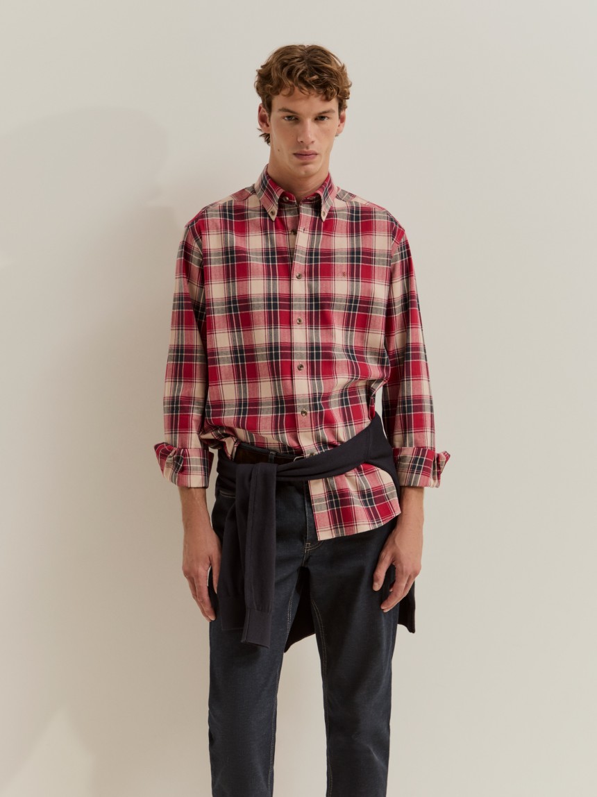 Camisa xadrez regular fit